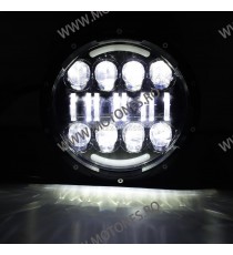 FAR 7 (INCH) LED MOTO / AUTO Omologat E9 Cafe Racer Chopper, Bobber HARLEY DAVIDSON/ JEEP /HUMMER MS-HL80BB-C MS-HL80BB-C  Ac...