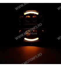 FAR 7 (INCH) LED MOTO / AUTO Omologat E9 Cafe Racer Chopper, Bobber HARLEY DAVIDSON/ JEEP /HUMMER MS-HL80BB-C MS-HL80BB-C  Ac...