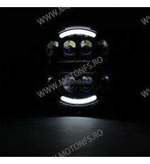 FAR 7 (INCH) LED MOTO / AUTO Omologat E9 Cafe Racer Chopper, Bobber HARLEY DAVIDSON/ JEEP /HUMMER MS-HL80BB-C MS-HL80BB-C  Ac...