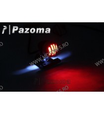 Stop Frana / Lampa Spate LED Universal CNC Cafe Racer Chooper Bobber Yamaha Kawasaki Honda Suzuki RE9B1 RE9B1  Stopuri Moto U...