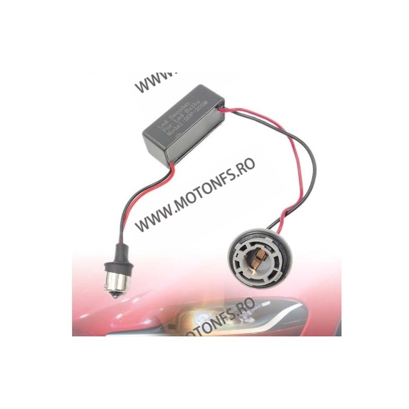 Anulator eroare bord bec ars 12V pt bec LED semnalizare BA15S, COD:B7F5Y B7F5Y  Releu Semnal / Anulator Eroare 26,00 lei 26,0...