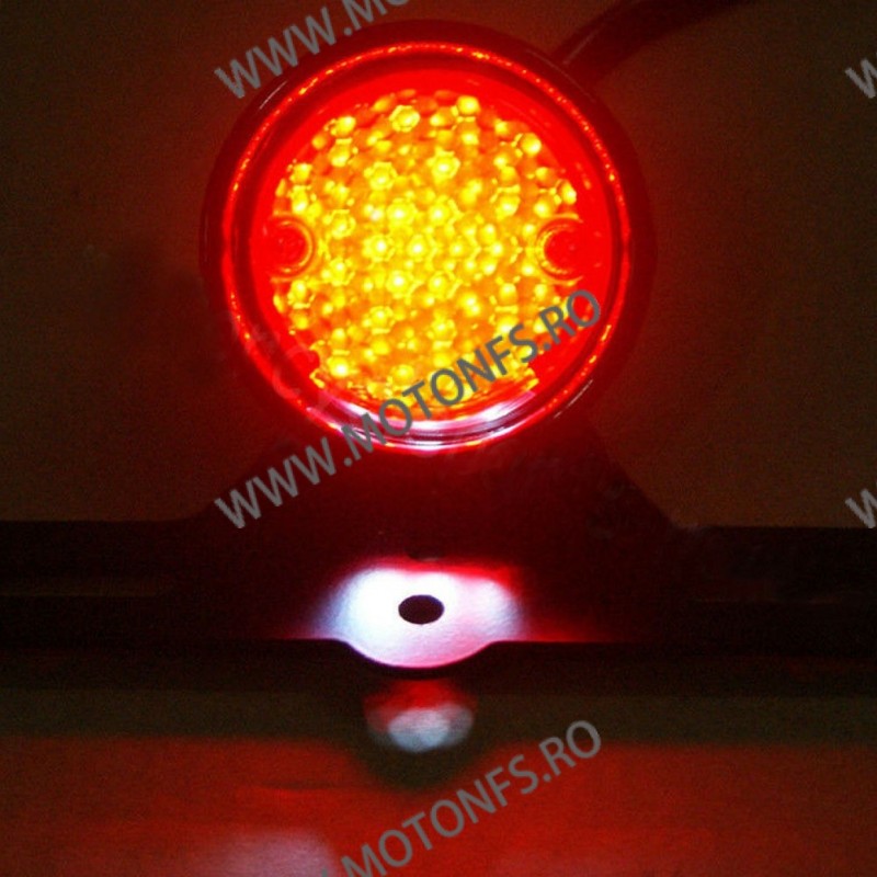 Stop Frana / Lampa Spate Suport Numar Cu Lumina Moto Universal