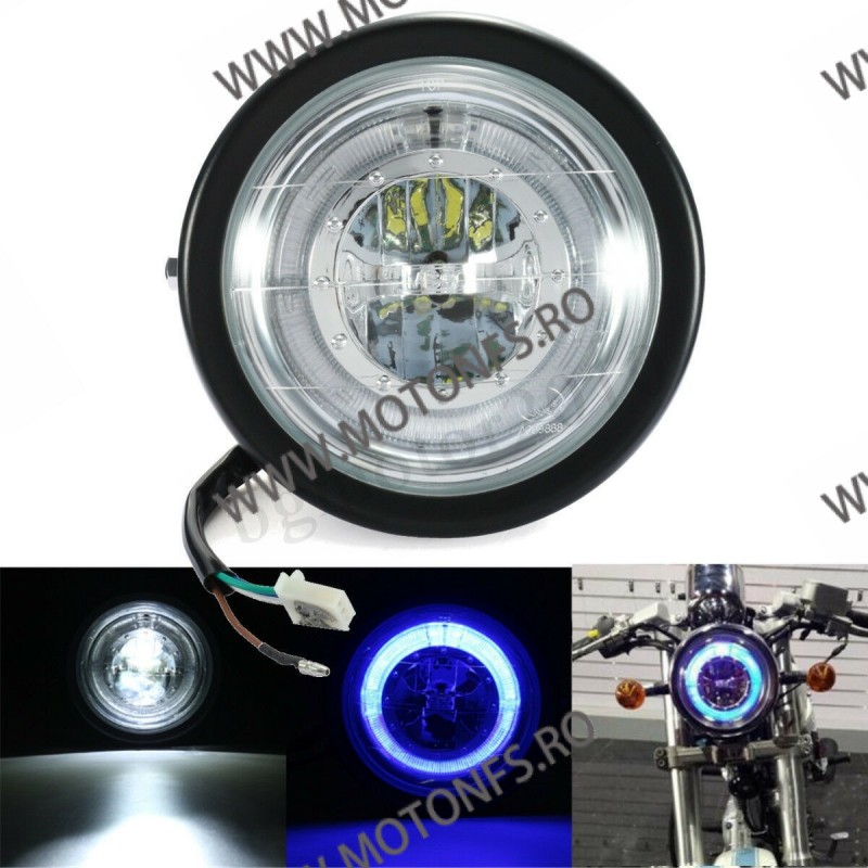 Far Universal LED Angel Eye cafe racer chopper, bobber xrl-1242 xrl-1242  Faruri Universale  145,00 RON 145,00 RON 121,85 RON...