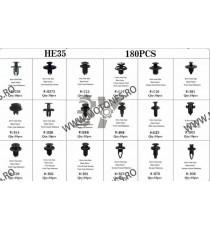 SET HE35-180PCS CLIPSURI CLEME AUTO DE PLASTIC FNW71 HE35-180PCS  Clipsuri 84,00 lei 84,00 lei 70,59 lei 70,59 lei
