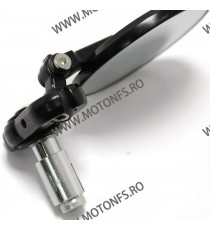 Set 2 oglinzi retrovizoare Reglabil moto cap ghidon Negru UNIVERSALE MOTO SCUTER ATV HONDA YAMAHA SUZUKI KAWASAKI DUCATI BMW ...