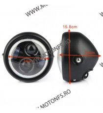 Far Universal LED Angel Eye cafe racer chopper, bobber XRL-4510 XRL-4510  Acasa 160,00 lei 160,00 lei 134,45 lei 134,45 lei