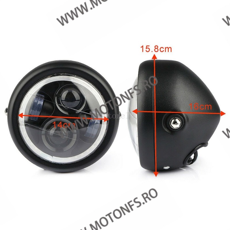 Far Universal LED Angel Eye cafe racer chopper, bobber XRL-4510 XRL-4510  Faruri Moto Universale 160,00 lei 160,00 lei 134,45...