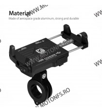 Suport telefon gps moto cu incarcatoare rapide USB fixare pe ghidon - Negre FE0CN FE0CN  Suport Telefon & GPS 99,00 lei 99,00...