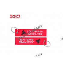 Loud Pipes Save Lives Breloc Moto Brodat Pe Ambele Fete  LN4IX LN4IX  Breloc Chei 10,00 lei 10,00 lei 8,40 lei 8,40 lei