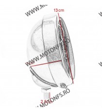 Carcasa Far Moto 5.75 Inchi Cablu Mufa H4 RTQI3 RTQI3  Faruri Moto Universale 175,00 lei 175,00 lei 147,06 lei 147,06 lei