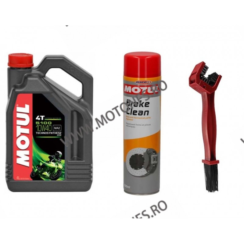 ULEI MOTUL 5100 10W40 SEMI SINTETIC 4L + Cadou BRAKE CLEAN - 750ML + Perie curatat lantul 0P8SI 0P8SI Ulei Motor 192,00 RON... ULEI MOTUL 5100 10W40 SEMI SINTETIC 4L + Cadou BRAKE CLEAN - 750ML + Perie curatat lantul 0P8SI 0P8SI Ulei Motor 192,00 RON...