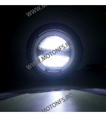 Far LED Universal Moto 5.75 inch Cu Angel Eye cafe racer chopper, bobber W5STV W5STV  Faruri Moto Universale 269,00 lei 199,0...