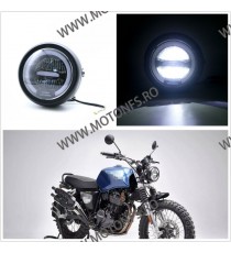 Far LED Universal Moto 5.75 inch Cu Angel Eye cafe racer chopper, bobber W5STV W5STV  Faruri Moto Universale 269,00 lei 199,0...
