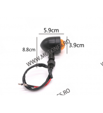 Set 2 Buc Semnale Semnalizatoare LED Moto Cafe Racer Bobber Chopper Retro 5AJER 5AJER  Semnale Cafe Racer, Bobber & Custom 85...