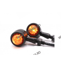Set 2 Buc Semnale Semnalizatoare LED Moto Cafe Racer Bobber Chopper Retro 5AJER 5AJER  Semnale Cafe Racer, Bobber & Custom 85...