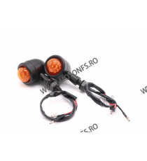 Set 2 Buc Semnale Semnalizatoare LED Moto Cafe Racer Bobber Chopper Retro 5AJER 5AJER  Semnale Cafe Racer, Bobber & Custom 85...