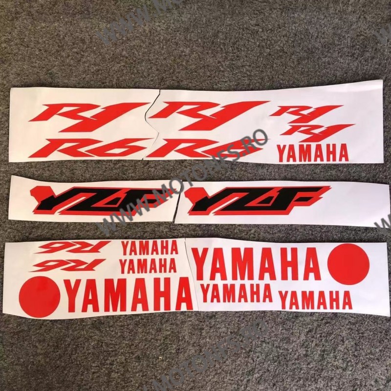 YAMAHA R1 R6 Autocolant Stickere Pentru Carena Moto LB252 LB252  Autocolant / Stikare Carena 49,00 lei 49,00 lei 41,18 lei 41...