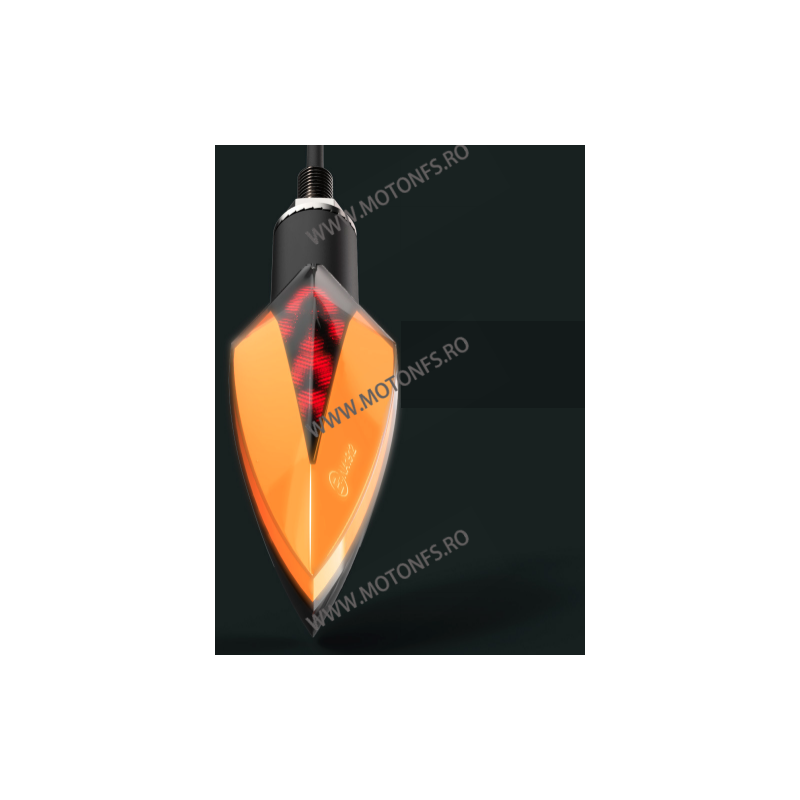 Set Semnale LED universale Pentru Spate Cu Lumina Pozitie / Stop M10 W8LZL W8LZL  Semnalizare Moto LED Universale 50,00 lei 5...