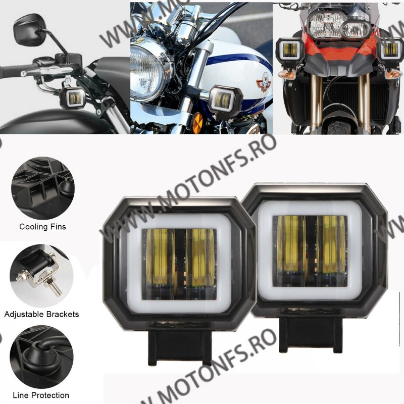 Proiector LED Angel Eye Moto, Auo, ATV de 3 Inch putere 40W 1BAL9 1BAL9 Proiectoare, Lampi & Leduri 95,00 RON 95,00 RON 79,8... Proiector LED Angel Eye Moto, Auo, ATV de 3 Inch putere 40W 1BAL9 1BAL9 Proiectoare, Lampi & Leduri 95,00 RON 95,00 RON 79,8...