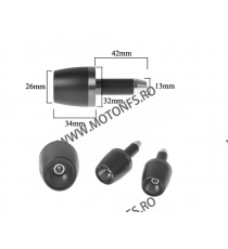 Set 2 Buc Capete de ghidon universale - Negre WM08C WM08C  Capete De Ghidon Universale 59,00 lei 49,00 lei 49,58 lei 41,18 le...