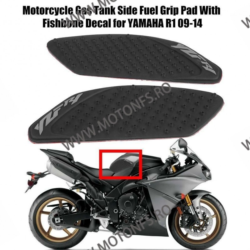 R1 2009 2010 2011 2012 Tank pad Tank grip lateral protectie rezervor TGL121539 TGL121539  Grip Lateral  89,00 lei 89,00 lei 7...