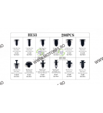SET HE53-280pcs CLIPSURI CLEME AUTO DE PLASTIC 9ITLH HE53-280pcs  Clipsuri 85,00 lei 85,00 lei 71,43 lei 71,43 lei