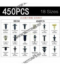 SET HE50-450pcs CLIPSURI CLEME AUTO DE PLASTIC AGLI6 HE50-450pcs  Clipsuri 95,00 lei 95,00 lei 79,83 lei 79,83 lei