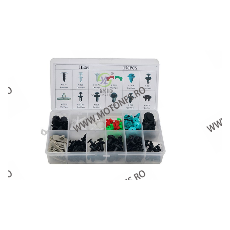 SET HE56-170pcs CLIPSURI CLEME AUTO DE PLASTIC PQ2T9 HE56-170pcs Clipsuri 80,00 RON 80,00 RON 67,23 RON 67,23 RON SET HE56-170pcs CLIPSURI CLEME AUTO DE PLASTIC PQ2T9 HE56-170pcs Clipsuri 80,00 RON 80,00 RON 67,23 RON 67,23 RON