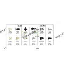 SET HE48-166pcs CLIPSURI CLEME AUTO DE PLASTIC 5MYY1 HE48-166pcs  Clipsuri 70,00 lei 70,00 lei 58,82 lei 58,82 lei