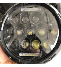 7 inch Far Universal Moto Omologat E9 Cu Angel Eye cafe racer chopper, bobber ZIDL2 ms-hl75a  Faruri Moto Universale 260,00 l...