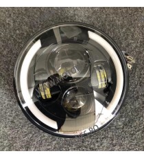 7 inch Far Universal Moto Omologat E9 Cu Angel Eye cafe racer chopper, bobber,Auto B977X B977X  Faruri Moto Universale 295,00...