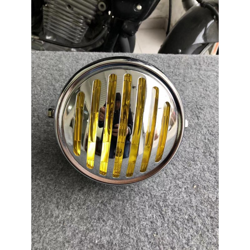 Far Moto Cu Grile Protectie cafe racer chopper, bobber JL8EF JL8EF  Faruri Moto Universale 125,00 lei 125,00 lei 105,04 lei 1...