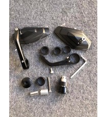 Set 2 Oglinzi Capete Ghidon Negru UNIVERSALE MOTO SCUTER ATV HONDA YAMAHA SUZUKI KAWASAKI DUCATI BMW TRIUMPH SF096  Oglinzi C...