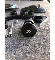 Set 2 Oglinzi Capete Ghidon Negru UNIVERSALE MOTO SCUTER ATV HONDA YAMAHA SUZUKI KAWASAKI DUCATI BMW TRIUMPH SF096  Oglinzi C...