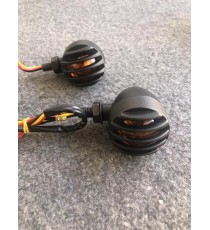 Set 2 Buc Semnale Semnalizatoare Pe LED Moto Cafe Racer Bobber Chopper Retro Hp-028 hp-028  Semnal Universale Cafe Racer Chop...