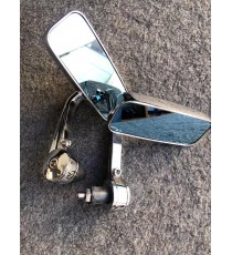 SET 2 OGLINZI UNIVERSAL PENTRU GHIDON CHROME UNIVERSALE MOTO SCUTER ATV HONDA YAMAHA SUZUKI KAWASAKI DUCATI BMW TRIUMPH OG400...