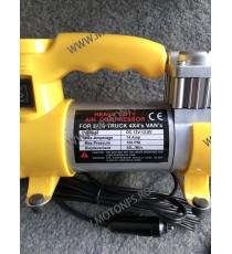 Compresor Aer Un Cilindru Auto / Moto Umflat Roti Carcasa Metalica Lumina LED 12V 15A 35l/Minut 11VAA 11VAA  Manometru / Pomp...