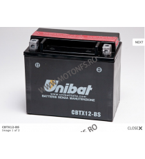 CBTX12-BS (Yuasa: YTX12-BS)	UNIBAT - Acumulator fara intretinere CBTX12-BS  Baterii UNIBAT 260,00 lei 260,00 lei 218,49 lei 2...