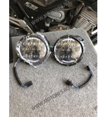 FAR 7 (INCH) LED MOTO / AUTO Omologat E9 Cafe Racer Chopper, Bobber HARLEY DAVIDSON/ JEEP /HUMMER MS-HL80BB-C MS-HL80BB-C  Ac...