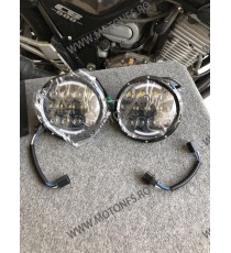FAR 7 (INCH) LED MOTO / AUTO Omologat E9 Cafe Racer Chopper, Bobber HARLEY DAVIDSON/ JEEP /HUMMER MS-HL80BB-C MS-HL80BB-C  Fa...