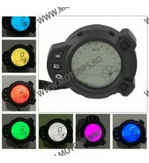 Universal Motorcycle Speedometer Tachometer Gauge 7 Color For Yamaha BWS125 DSD5L  Kilometraj Universal 199,00 lei 199,00 lei...