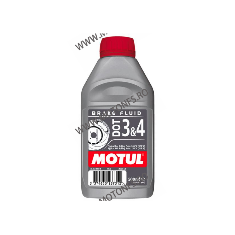 MOTUL - BRAKE FLUID DOT 3 & 4 - 500ml M2-718  MOTUL DOT 3&4 45,00 lei 45,00 lei 37,82 lei 37,82 lei