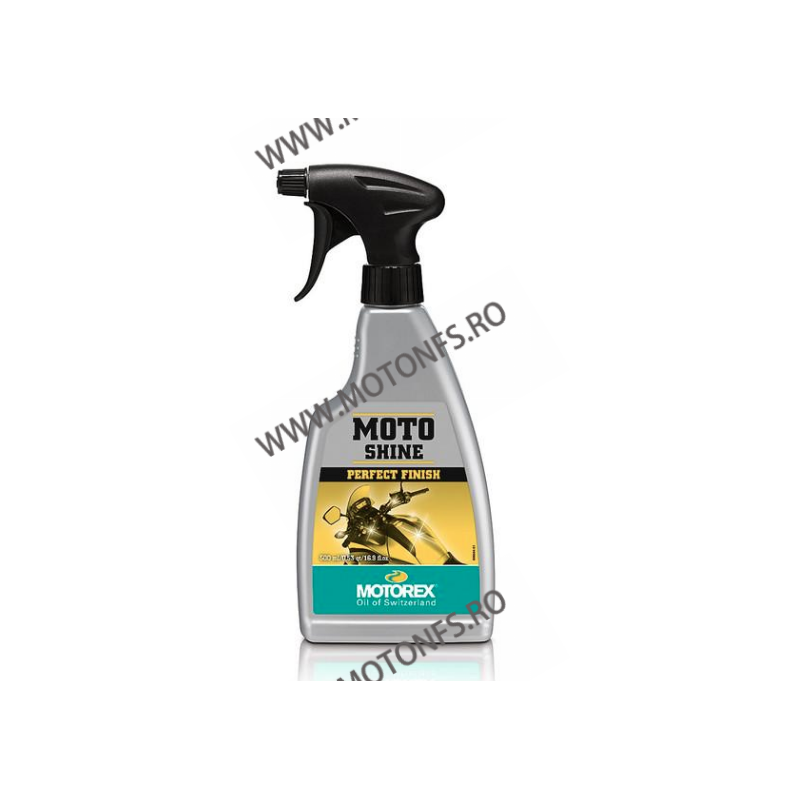 MOTOREX - MOTO SHINE 500ml ATOMIZOR 980-716 MOTOREX MOTOREX Exterior / Carenaj 77,00 lei 77,00 lei 64,71 lei 64,71 lei