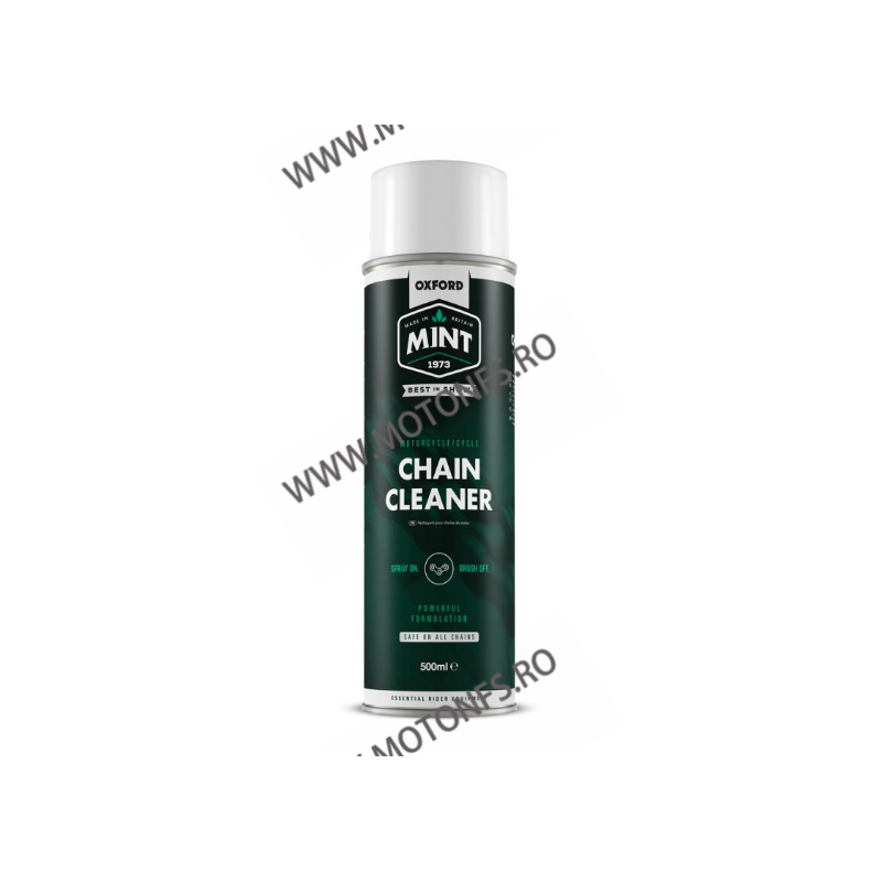 OXFORD MINT - CHAIN CLEANER - 500ml (SPRAY CURATARE LANT) OX-OC200  OXFORD MINT 40,00 RON 36,00 RON 33,61 RON 30,25 RON produ...
