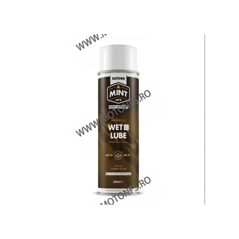 OXFORD MINT - WET WEATHER LUBE - 500ml (spray lant) OX-OC206  OXFORD MINT 45,00 lei 45,00 lei 37,82 lei 37,82 lei