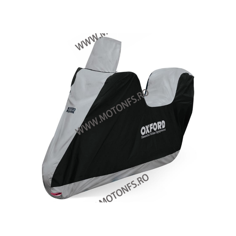 [dimensiuni: 203x83x184] OXFORD - husa moto / scooter AQUATEX - pentru parbriz inalt si topcase, small (S) OX-CV217  Huse mot...