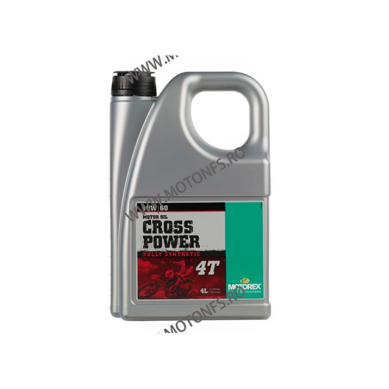 MOTOREX - CROSS POWER 10W60 - 4L 940-315  MOTOREX 315,00 RON 259,00 RON 264,71 RON 217,65 RON product_reduction_percent