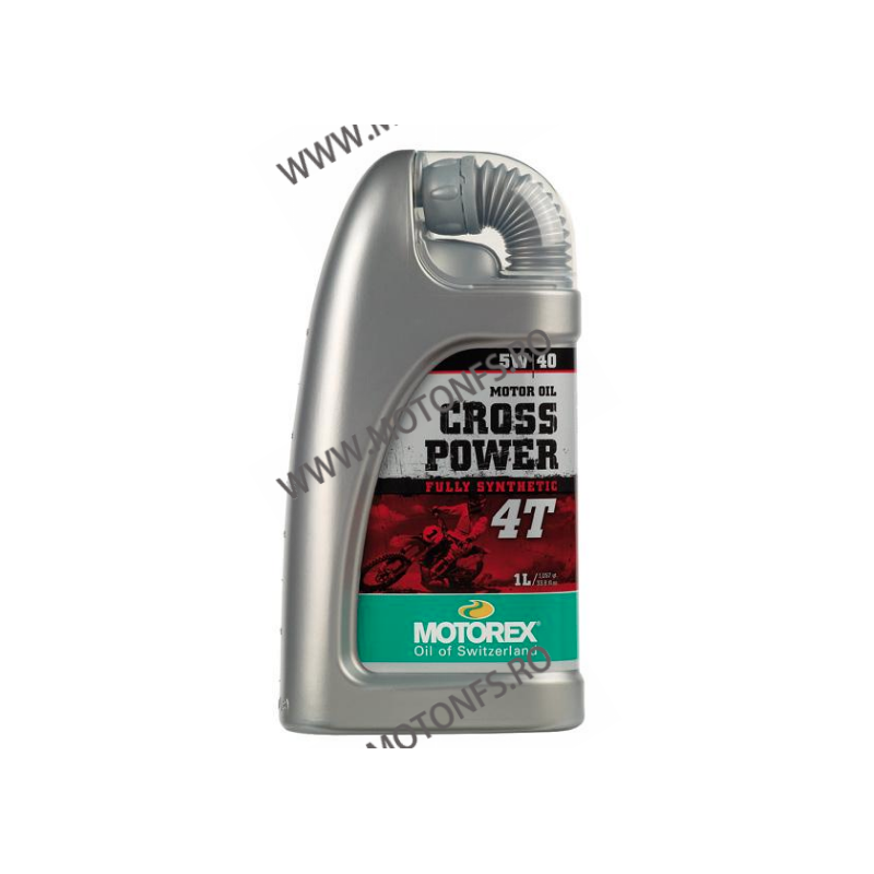 MOTOREX - CROSS POWER 5W40 - 1L 940-364  MOTOREX 82,00 RON 74,00 RON 68,91 RON 62,18 RON product_reduction_percent