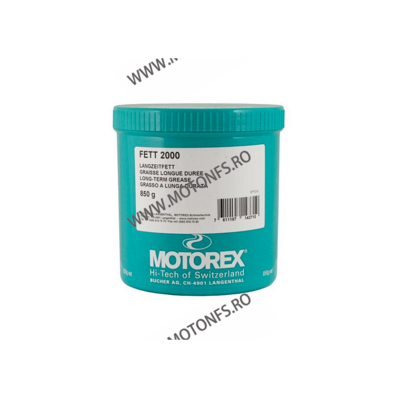 MOTOREX - GREASE 2000 TIN - 850gr 970-337  MOTOREX Unsori Si Vaseline 105,00 lei 94,00 lei 88,24 lei 78,99 lei product_reduct...