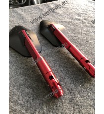 Set 2 Buc Oglinzi Universal CNC Negru Pentru Motocicleta Naked Streetfighter Sport 4I8H9 4I8H9  Oglinzi Aluminiu CNC 175,00 l...